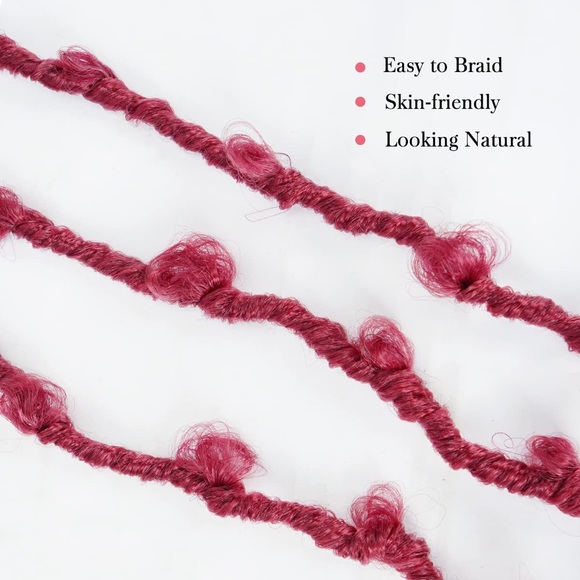 24” 6 Pack Butterfly Locs Crochet Hair Soft Locs Crochet Braids for Black Women - Picture 6 of 10